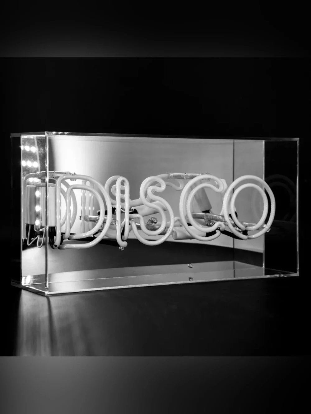 Locomocean Disco Glass Neon Box — Pink Neon ✨